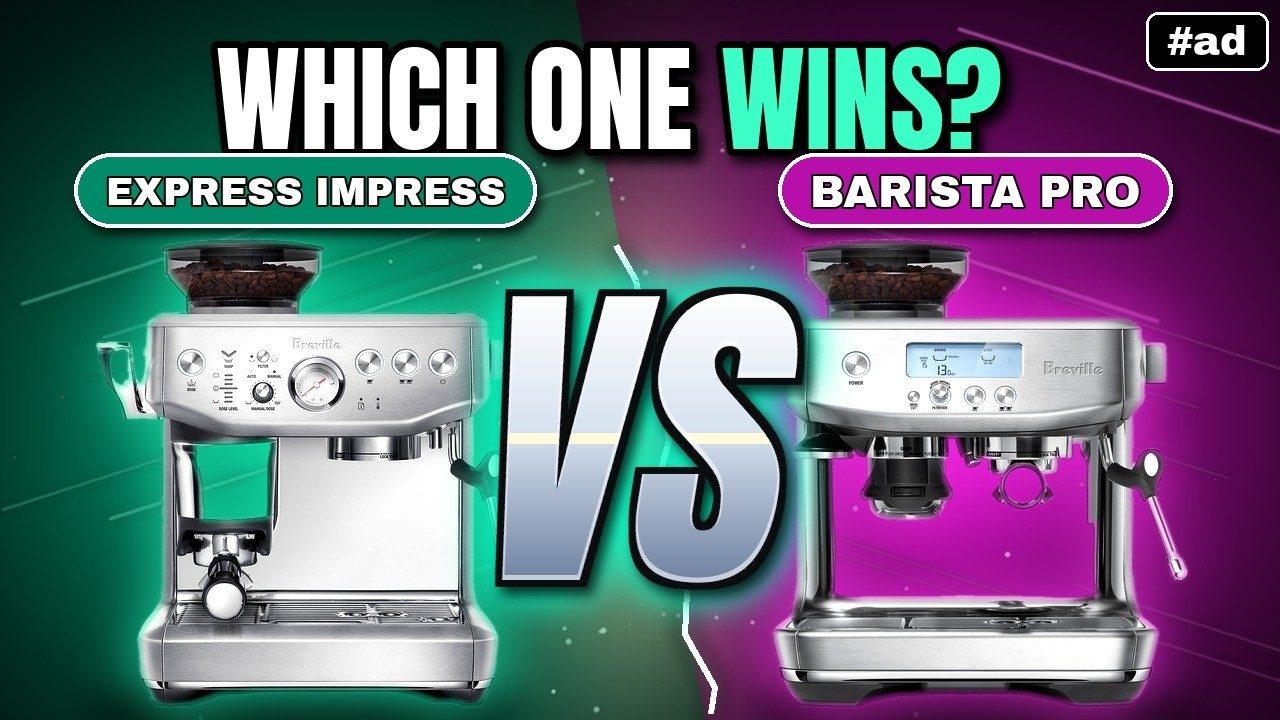 Breville Barista Express Impress vs Barista Pro: Which to Gift? #ad