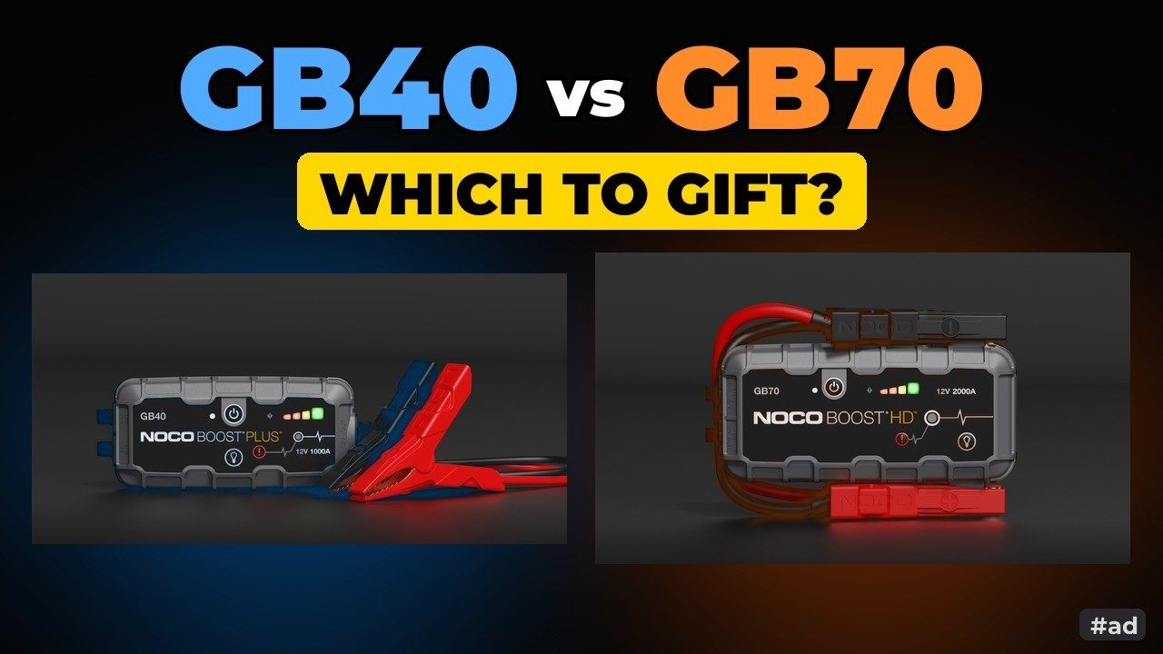 NOCO GB40 vs GB70: Car or Truck? The Jump Starter to Gift #ad