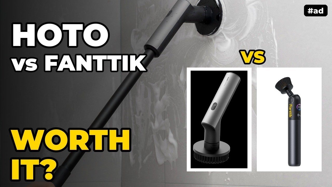 HOTO Electric Spin Scrubber vs Fanttik G10 Nano: Worth It? #ad