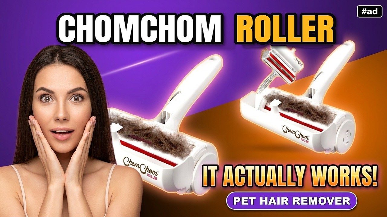 ChomChom Roller Worth It? Pet Hair Remover Roller Review #ad